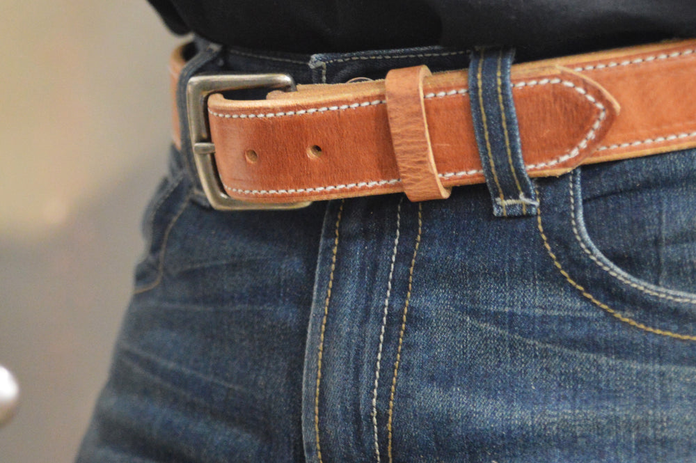 Wenger Belt, leather work belt with Herman Oak Leather