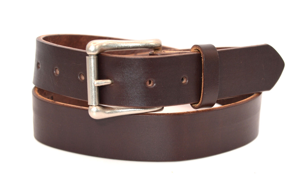 Dark Brown English Bridle Leather Belt