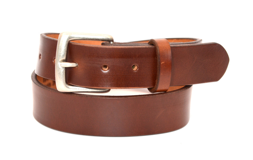 Dark Brown Leather Belt